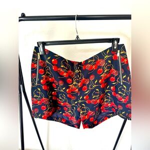 EUC Ted Baker London Golley Cherry Print Shorts